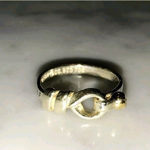 FLASH SALE! Tiffany Silver/18k Gold ring